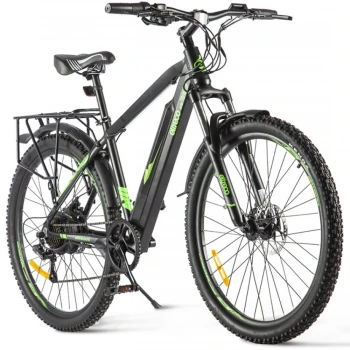 Электровелосипед Eltreco Ultra Trend UP! черно-зеленый